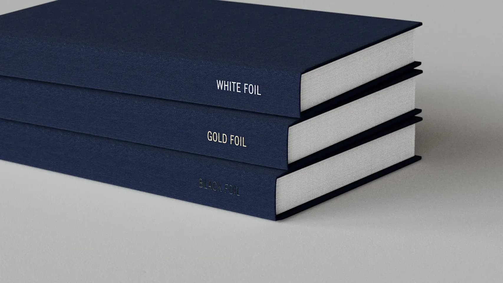 Linen cover book example